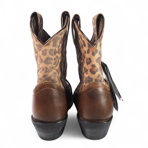 Smoky Mountain Hailey Snip Toe Women's 6M Western Cowboy Boots Leopard Print - Picture 5 of 11